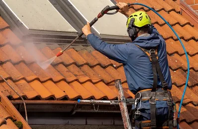 Démoussage et hydrofuge de toiture aux Montils